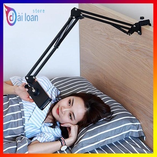 Giá đỡ kẹp máy tính bảng, điện thoại hỗ trợ livestream, quay video, giải trí, dễ dàng điều chỉnh vị trí