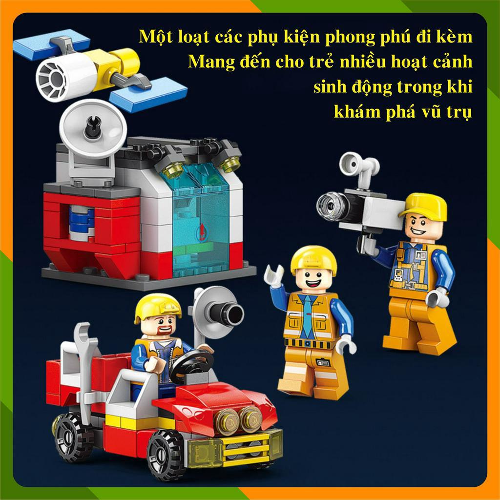 Đồ chơi lắp ghép mô hình 3D cho bé trai - Tàu vũ trụ - Hai biến thể  - Kích thước lớn - 10000+pcs - Sunny