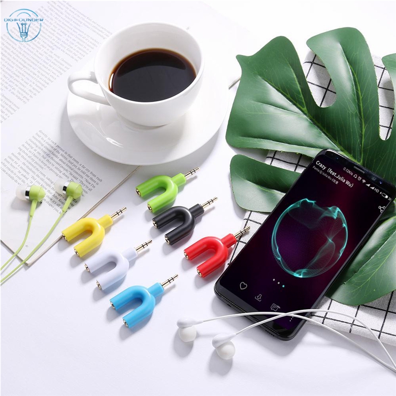 Đầu chia 2 cổng âm thanh 3.5mm kiểu chữ Y