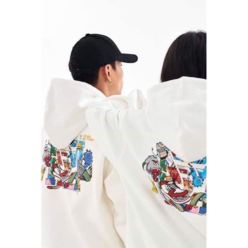 Áo hoodie hnbmg x boo