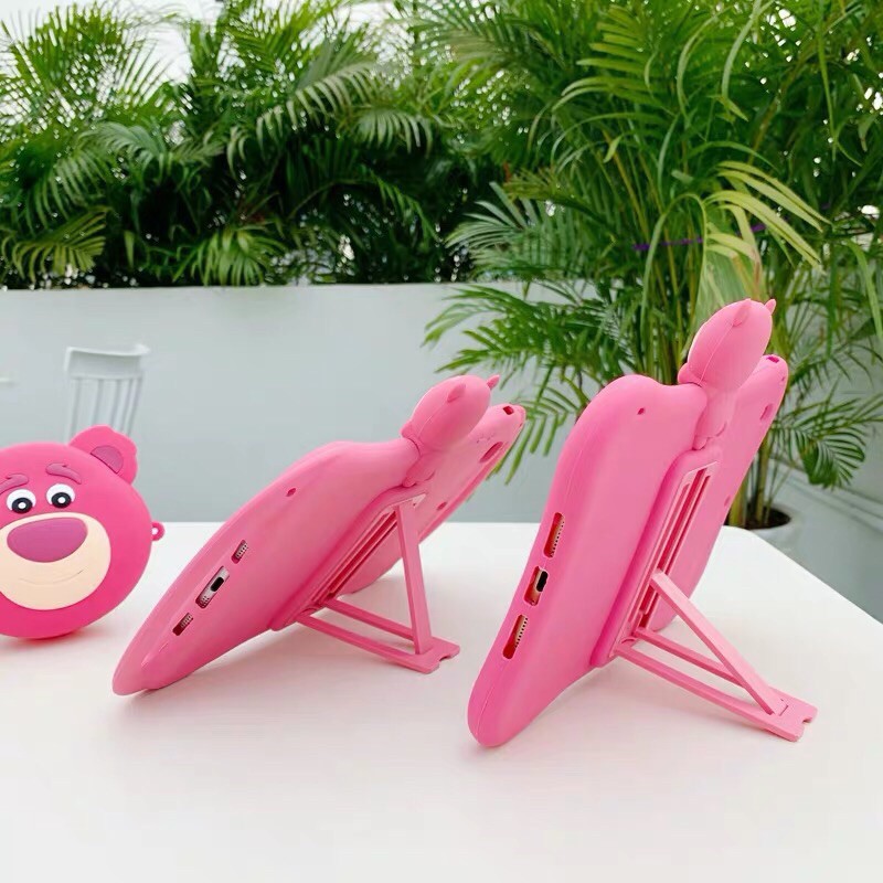 Ốp Silicon Ipad Mini 1/2/3/4/5 & Ipad Air 5/6/7/8/9 Hình Bear Chống Va Đập | BigBuy360 - bigbuy360.vn