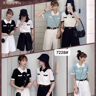 ÁO LEN CỔ ĐỨC 3 MÀU XANH/ ĐEN / TRẮNG