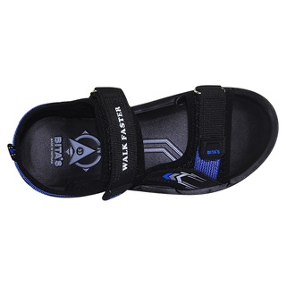 Sandal đế bằng bé trai Bita's SEN.63 (Đen + Đỏ + Xanh dương)