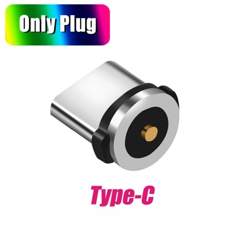 Đầu cắm nam châm tròn micro USB type C Aresko chống bụi cho điện thoại
