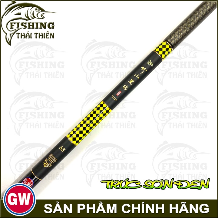 Cần Câu Tay GW Trúc Sơn Đen Sản Phẩm Chính Hãng 3m6, 4m5, 5m4, 6m3, 7m2