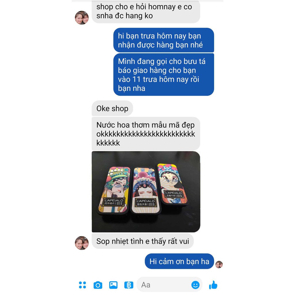 Nước hoa khô nữ, dầu thơm khô hiệu 3 cô gái Lapeialo hương thơm mát ngọt dịu 3 mùi hương khác nhau 1 set 3 hộp