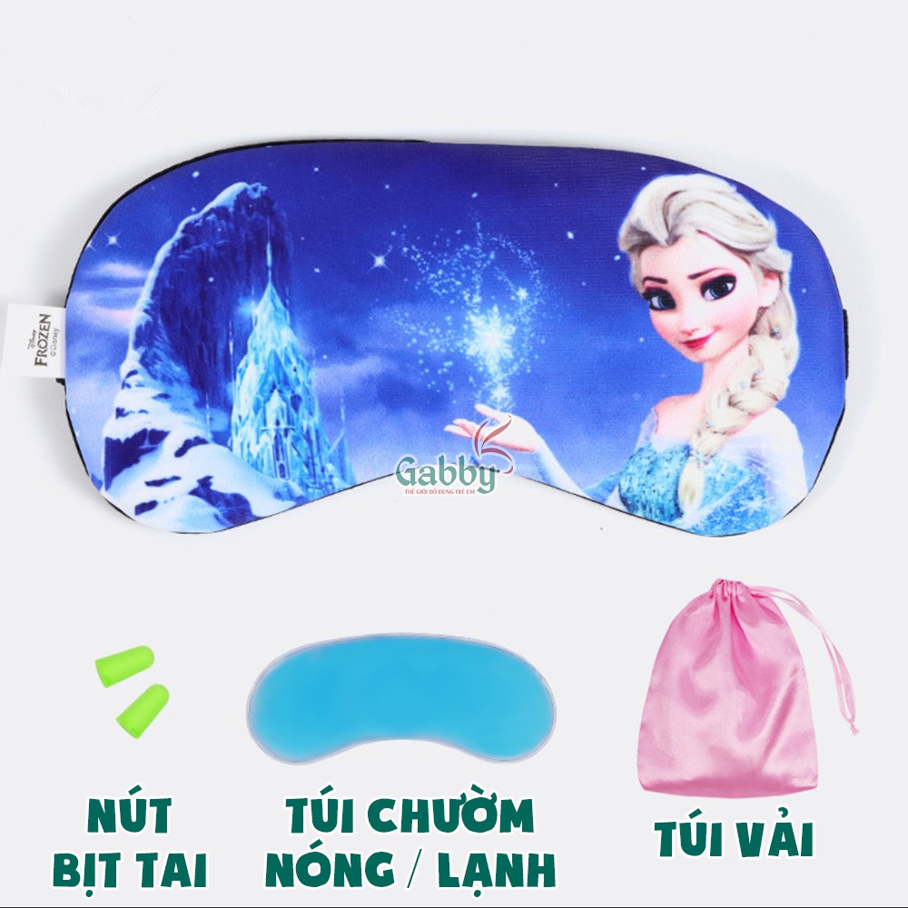 BỊT MẮT NGỦ DISNEY NHIỀU MẪU (Tặng túi chườm + nút bịt tai)