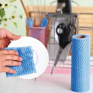 Cuộn khăn giấy lau đa năng siêu thấm hút (50 tờ/cuộn) [Mishop]