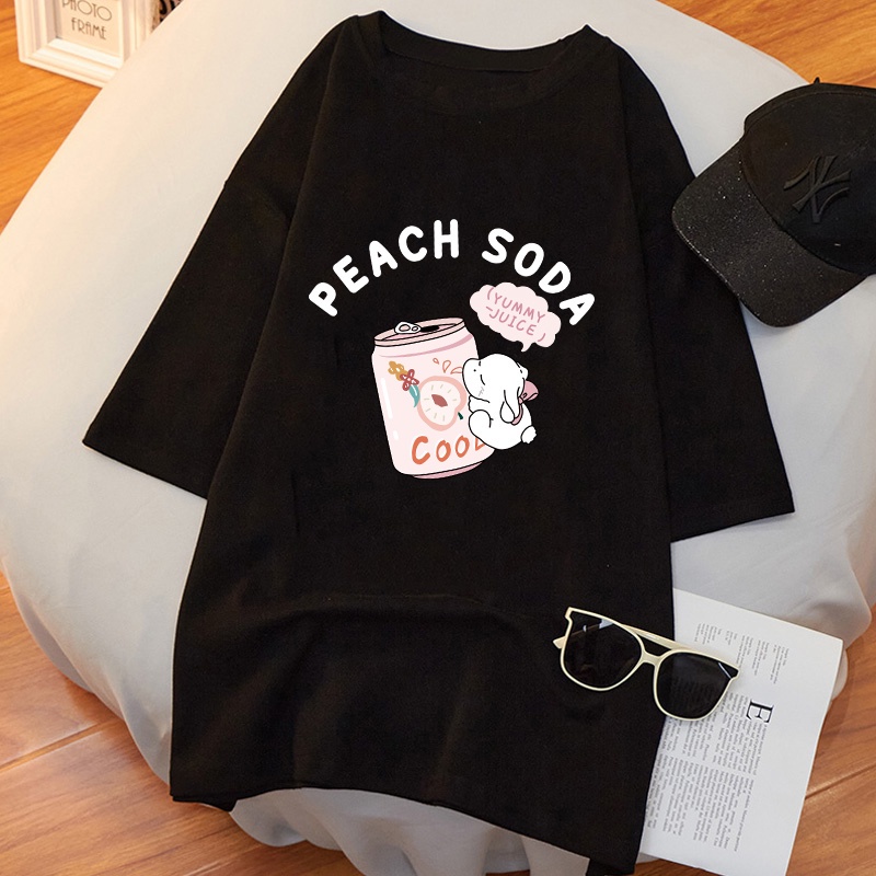 NRVP Áo thun tay ngắn cổ tròn họa tiết thời trang size lớn 5XL