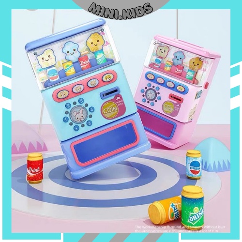 Máy Bán Nước Tự Động Âm Thanh Vui Nhôn Kiêm Két Mini