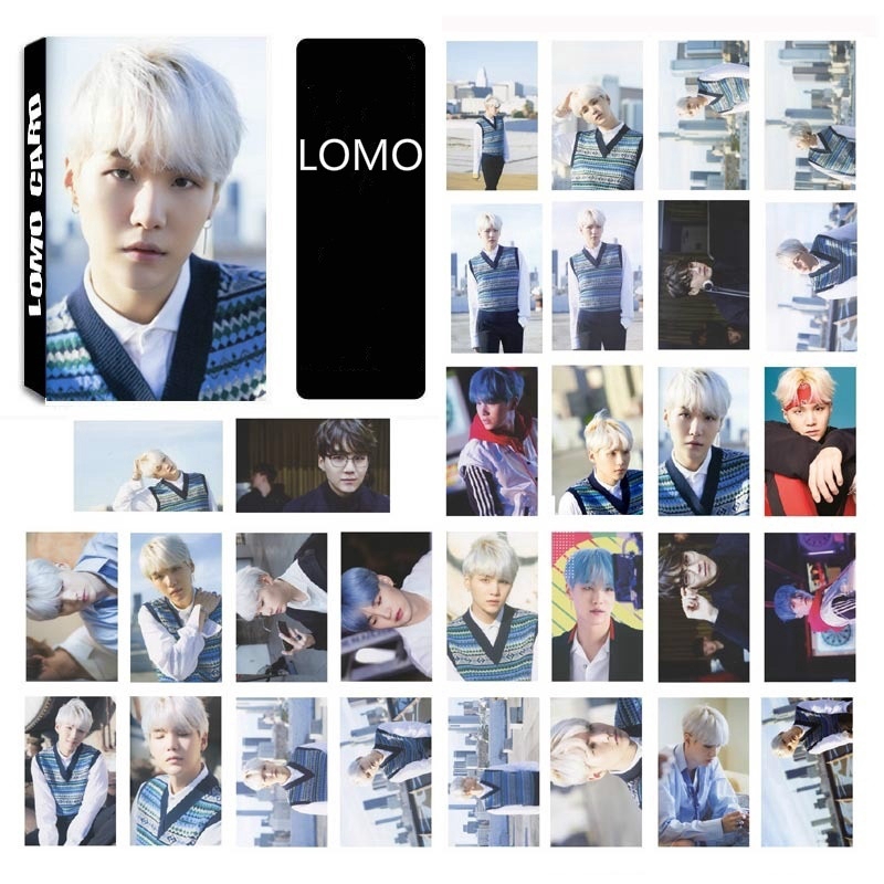 Tấm ảnh lomo card JUNG KOOK SUGA nhóm nhạc BTS