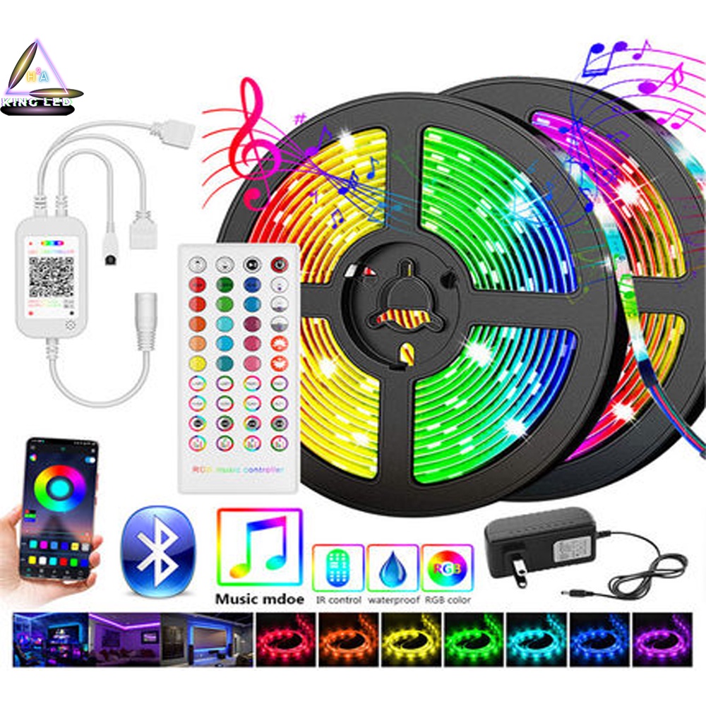[🔥🔥 NEW 2024 🔥🔥]  Cuộn LED RGB bọc silicon + Bộ Điều Khiển bằng giọng nói