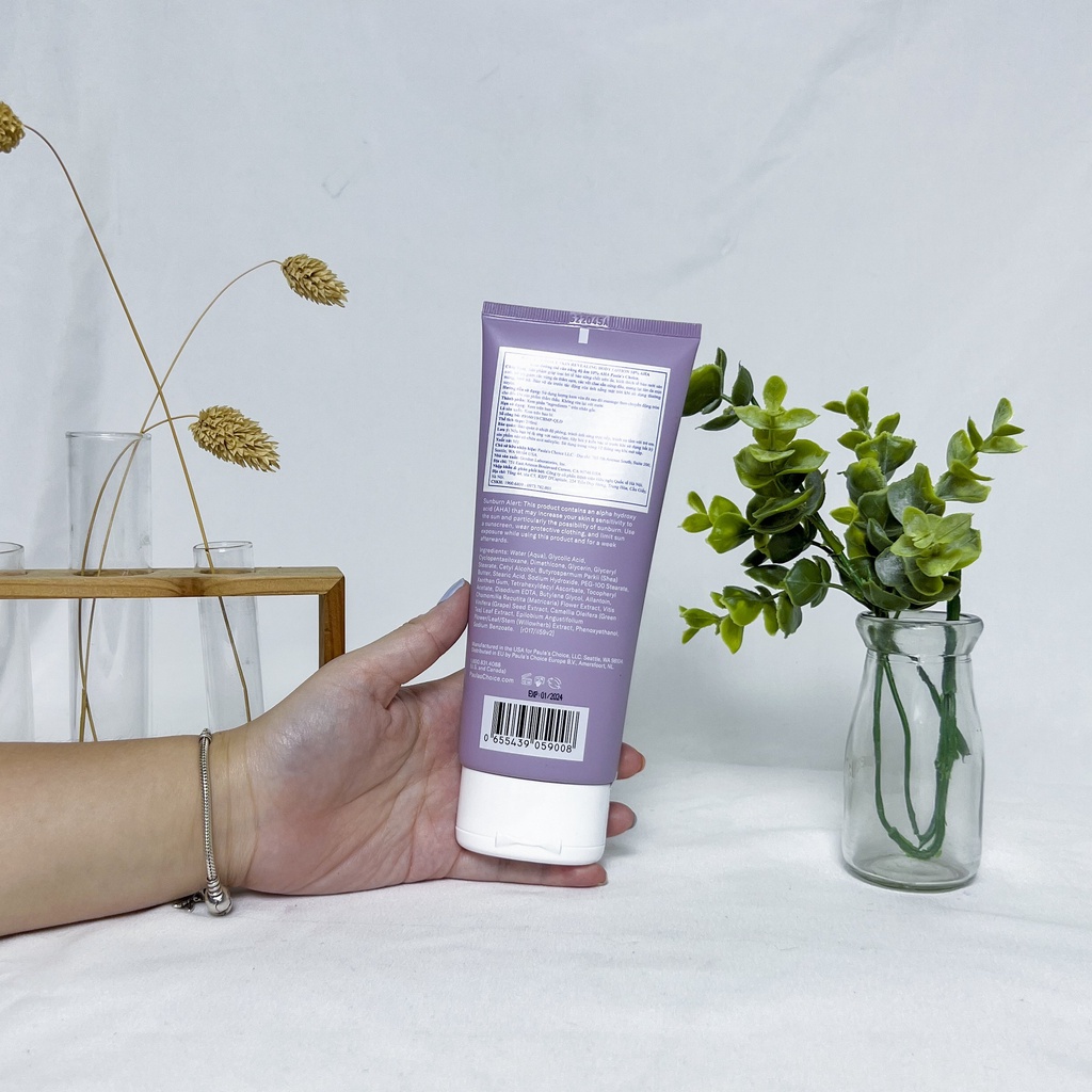 Kem dưỡng thể làm sáng da chứa 10% AHA Paula's Choice Skin Revealing Body Lotion 10% AHA