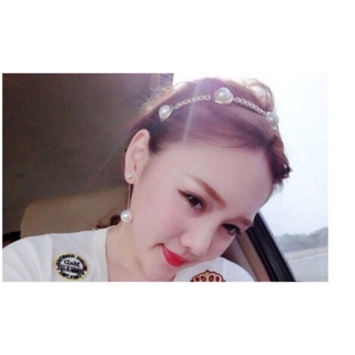 Bông tai hàn quốc ngọc dài