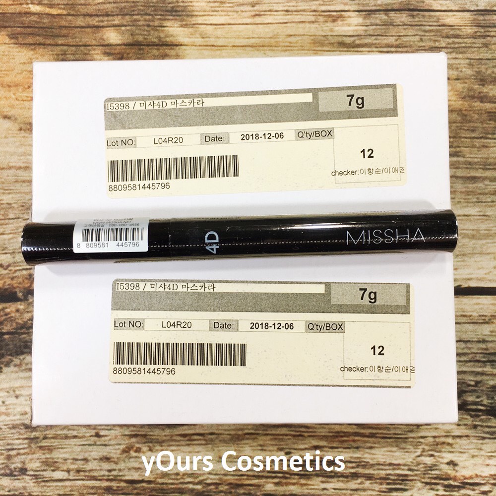 Mascara - Chuốt mi Missha 4D làm dày mi không lem chống trôi hiệu quả | BigBuy360 - bigbuy360.vn