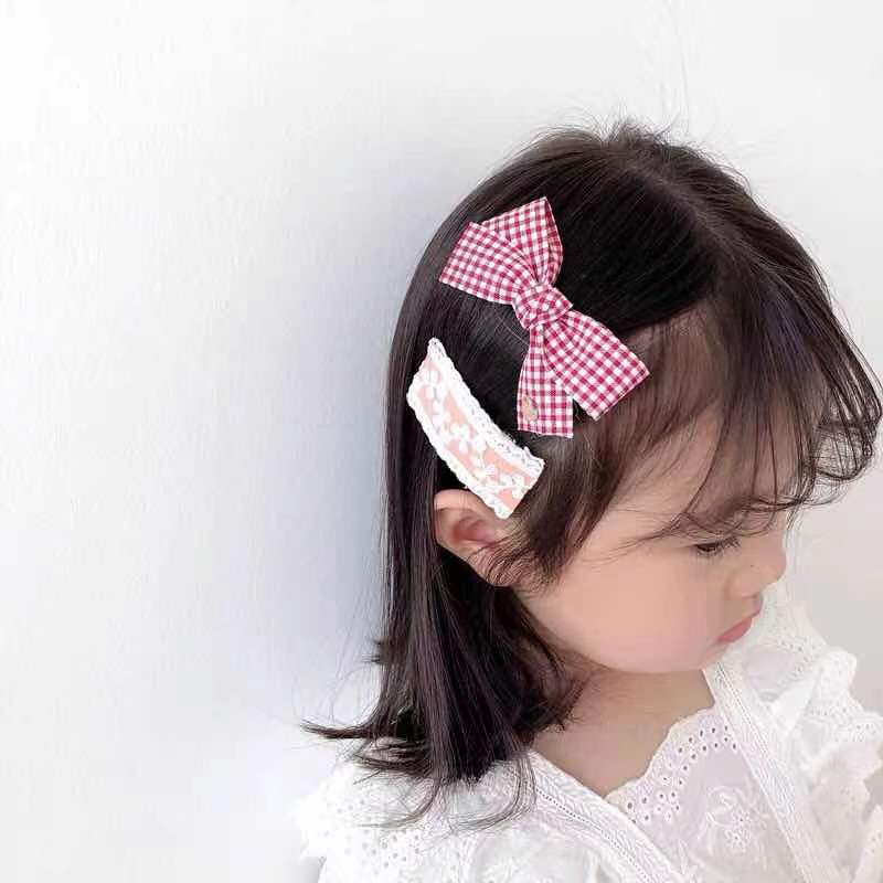 Kẹp Tóc Nơ Xinh Xắn Cho Bé Gái