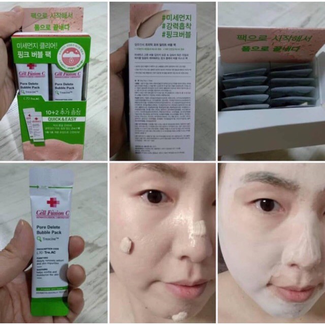 [Hàng Chính Hãng] Mặt nạ sủi bọt thải độc Cell Fusion C Pore Delete Bubble Mask 5ml | BigBuy360 - bigbuy360.vn