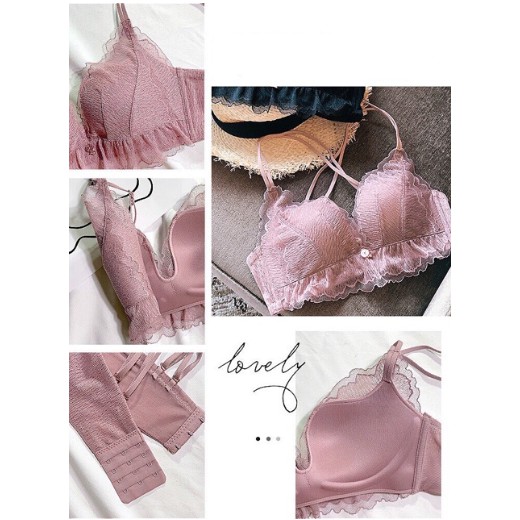 HOT- BỘ ĐỒ LÓT SU REN NÂNG NGỰC SEXY