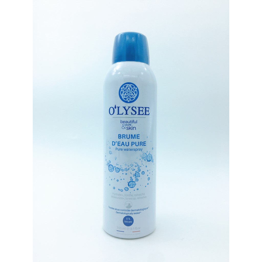 Xịt khoáng dưỡng da O'Lysee Pure Waterspray/ Spring Waterspray 150mL