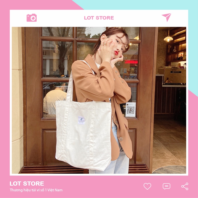 Túi vải đựng đồ canvas đeo chéo thời trang giá rẻ TX440