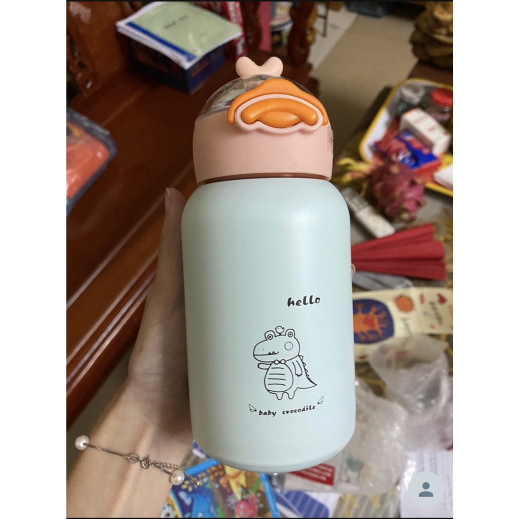 BÌNH GIỮ NHIỆT MỎ VỊT SIÊU CUTE đồ gia dụng thông minh, tiện ích