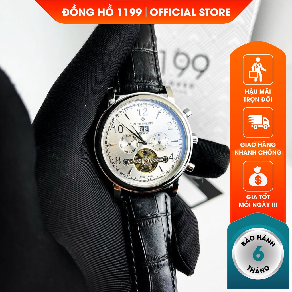 [QUÀ TẶNG]  Đồng hồ cơ - Đồng Hồ Dây Da Nam Handmade Thép Không Gỉ Chống Nước Chống Xước 7100AY - 1199 Watches | BigBuy360 - bigbuy360.vn