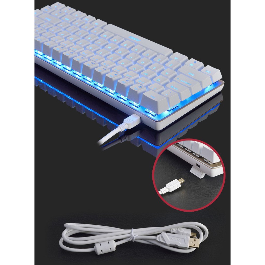 Bàn phím cơ chơi game 82 phím AJAZZ AK33 led đơn , phù hợp cho Pc và Laptop