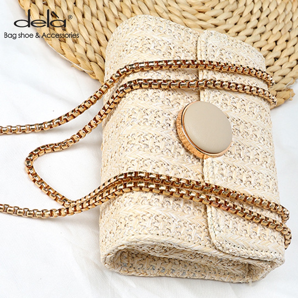 Dela Túi Đeo Vai Hình Vuông Cỡ Nhỏ Phong Cách Hàn Quốc Thời Trang Dễ Phối Đồ Cho Nữ