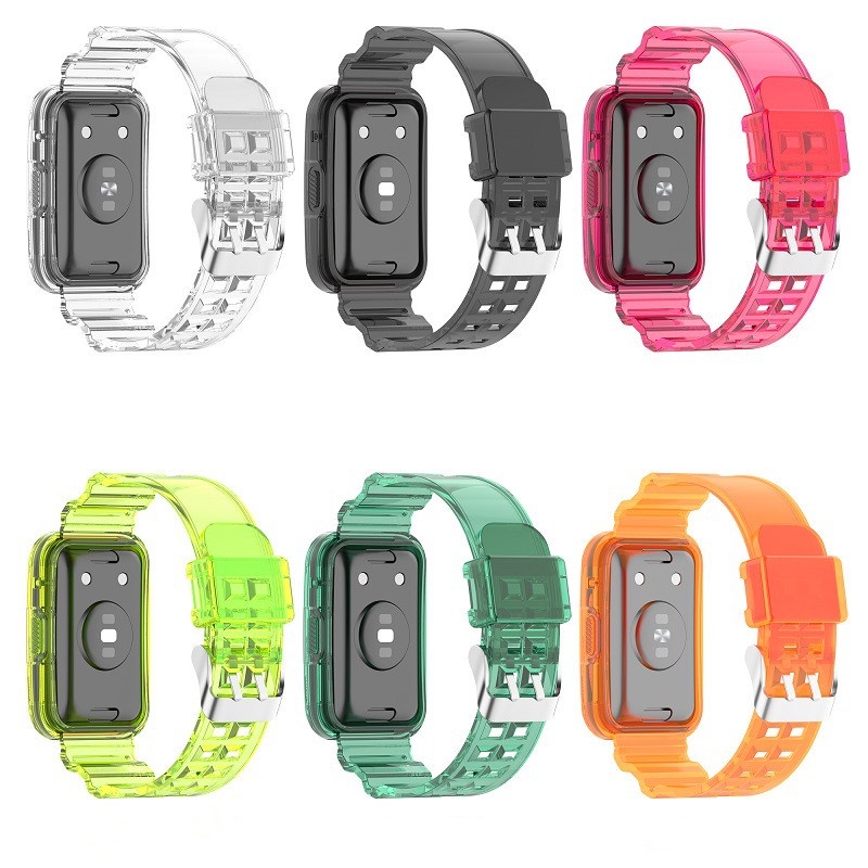 Dây Đeo Trong Suốt 2 Trong 1 Cho Đồng Hồ Thông Minh huawei watch fit / fit 2 huawei watch fit2
