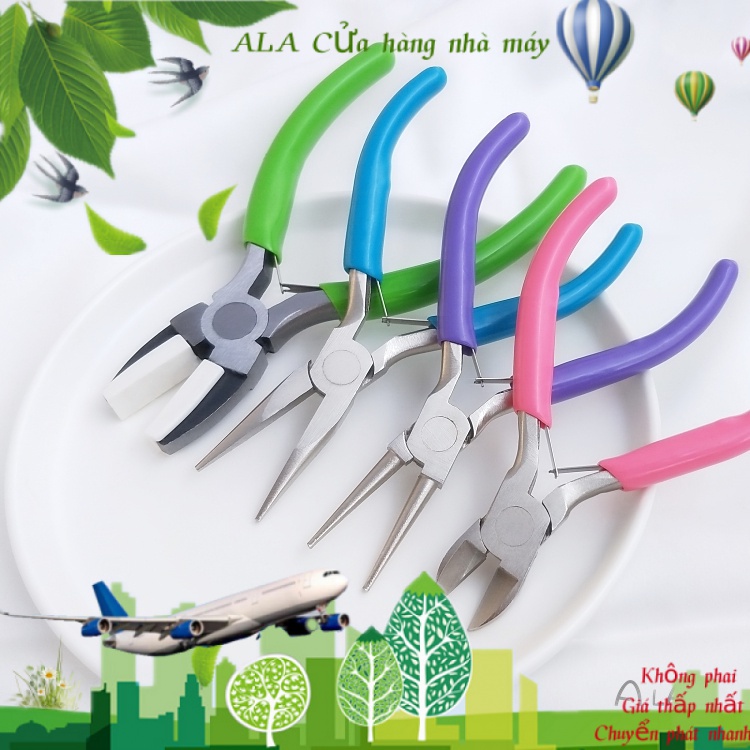 💖Đồ trang sức DIY💖Kìm Cắt Dây Kim Loại Bằng Nhựa Và Nylon Chống Đứt Tay【Công cụ phụ trợ】