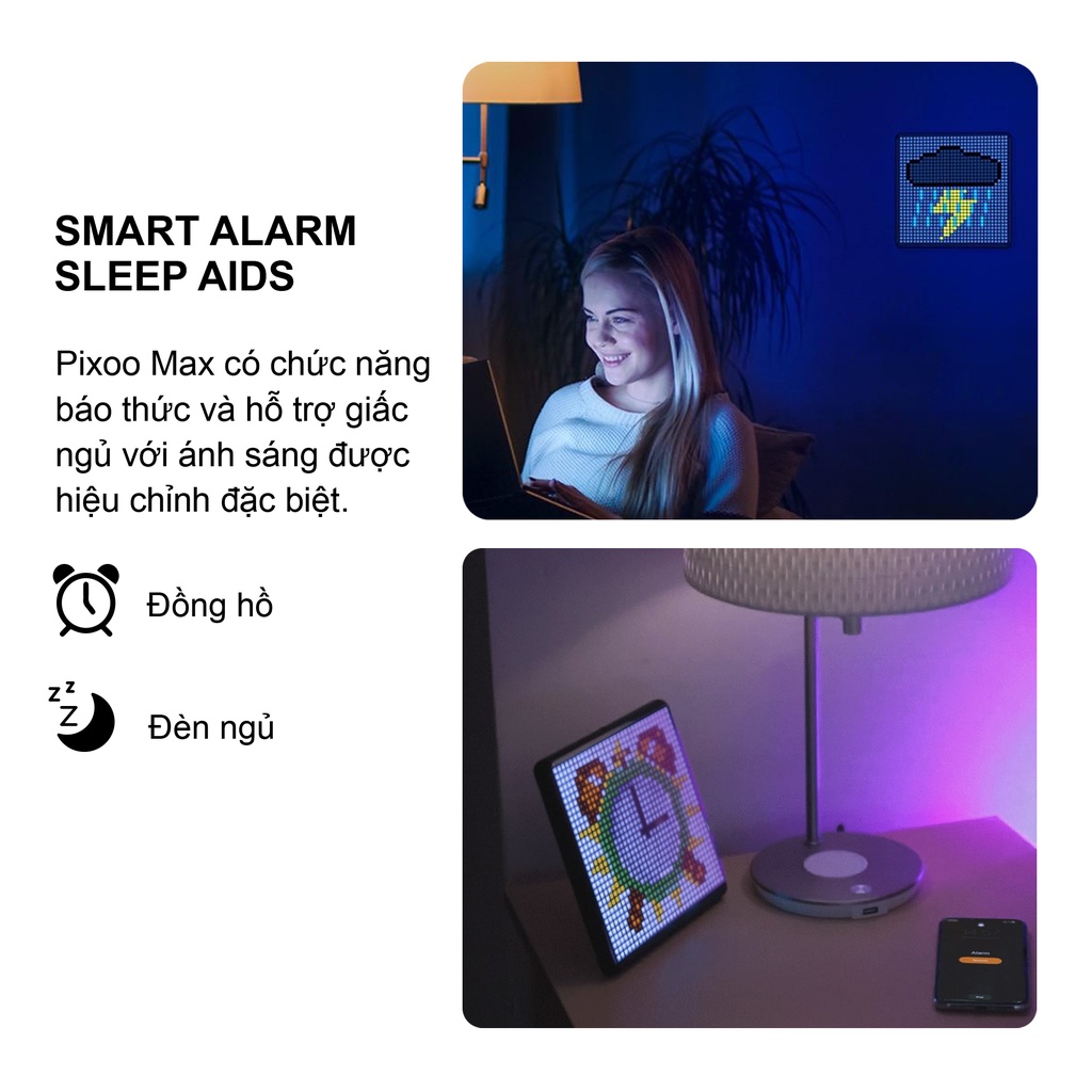 Màn hình LED Divoom Pixoo Max 32x32 pixel tích hợp App nhiều tính năng