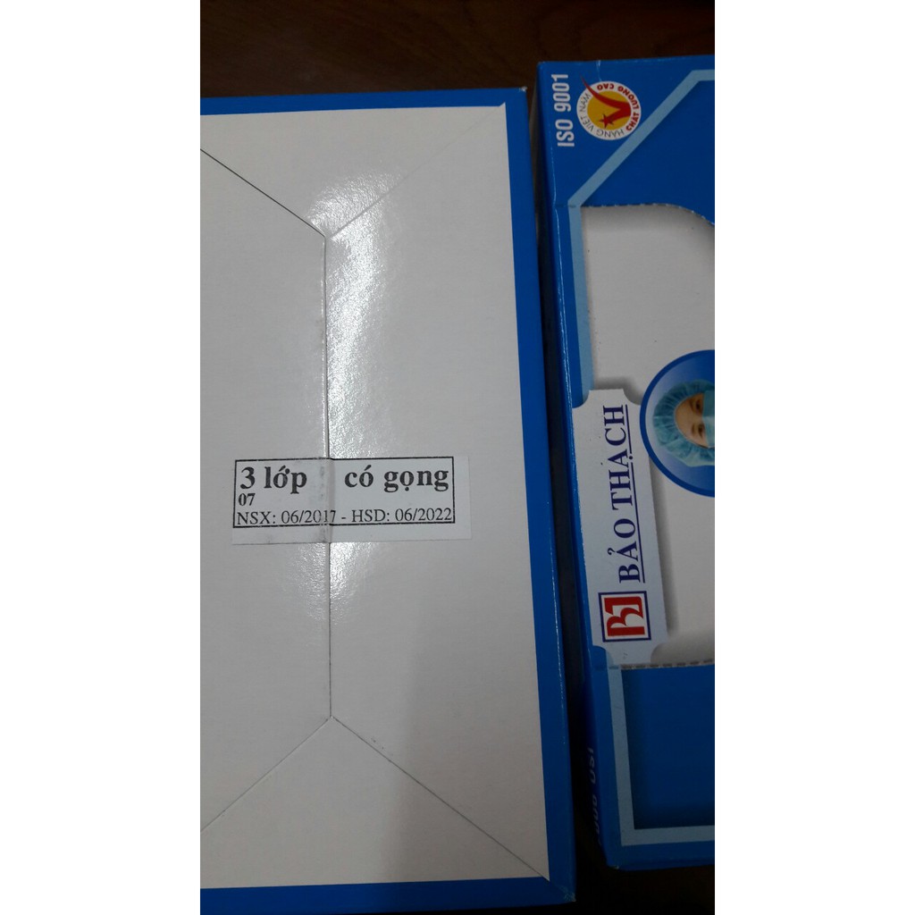 Bộ 2 hộp khẩu trang y tế 3 lớp Bảo Thạch