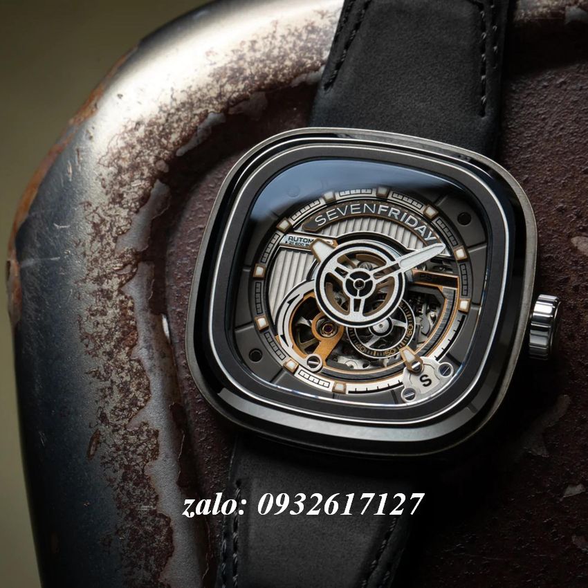 Đồng Hồ Nam SevenFriday SF - S2/01 - Automatic - Dây Da + Tặng 01 Dây Cao Su