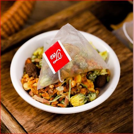 combo 15 gói trà kim ngân hoa cúc mát gan chống lão hóa_phiên bản giới hạn trathaomocvivi