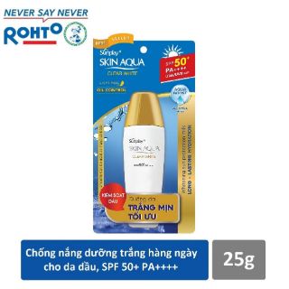 Sữa Chống Nắng Dưỡng Da Trắng Mịn Tối Ưu Sunplay Skin Aqua Clear White 30g