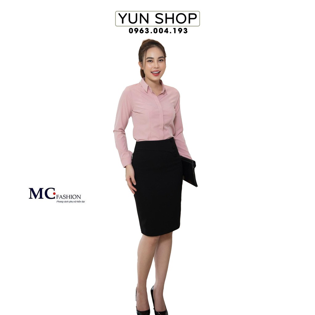 Áo Sơ Mi Dài Tay Công Sở - MC Fashion A0198 Màu Hồng Đỗ