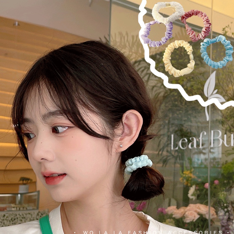 Dây Cột Tóc Vải Co Giãn Dễ Thương Dành Cho Nữ