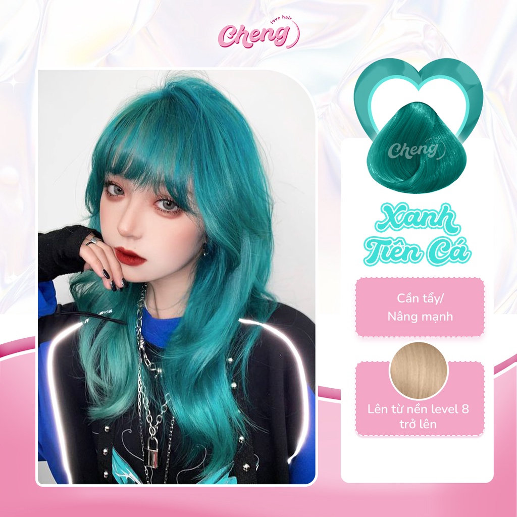 Thuốc Nhuộm Tóc Màu XANH TIÊN CÁ | Chenglovehair, Chenglovehairs