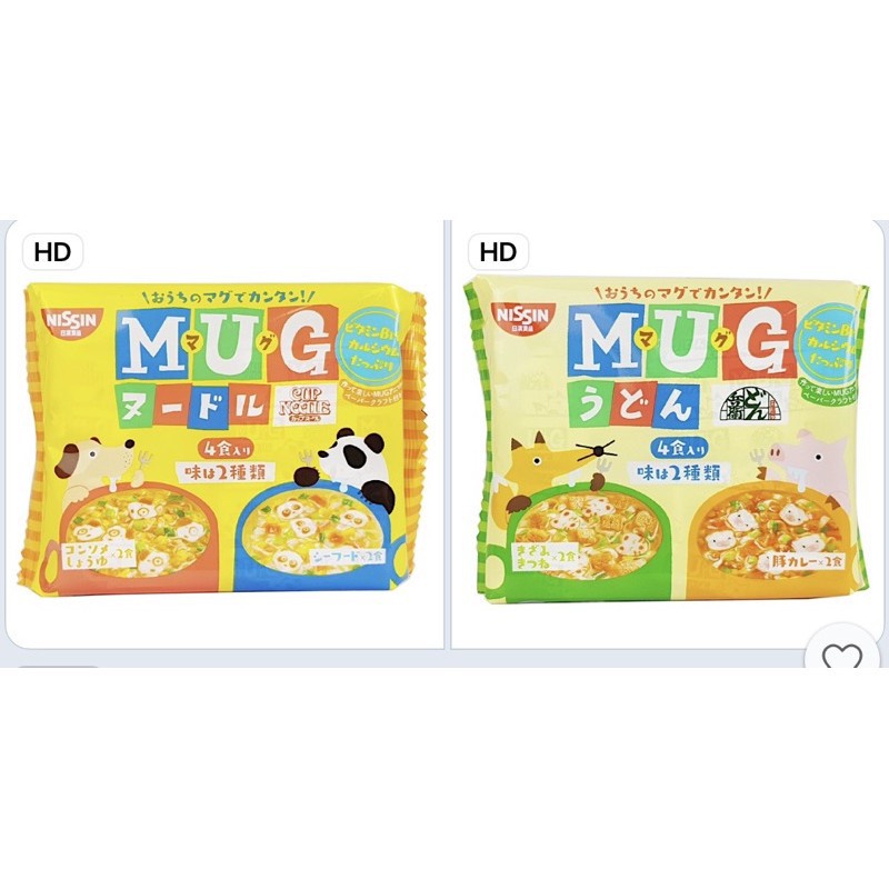 Mì mug Nissin Nhật Bản cho bé ăn dặm từ 1 tuổi (mẫu mới nhất - date mới)