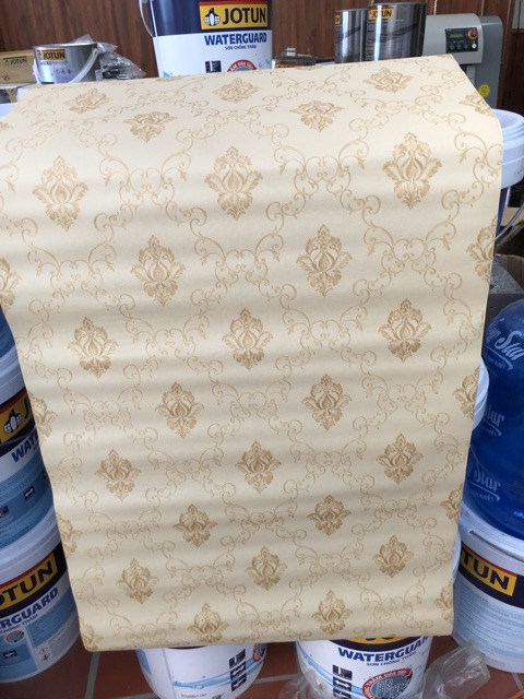 THANH LÝ (Lỗ vốn) giấy dán tường thô lụa in vân nổi 3D chưa sẵn keo xịn đẹp sang trọng khổ 53cm*10 mét | BigBuy360 - bigbuy360.vn