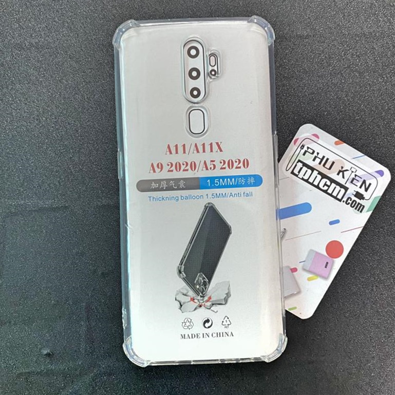 Ốp lưng Oppo A5 2020 - A9 2020 dẻo Trong suốt Chống sốc