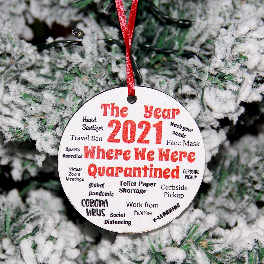 LAKAMIER Phụ Kiện Trang Trí Giáng Sinh Bằng Gỗ Hình Chữ Merry Christmas Xinh Xắn