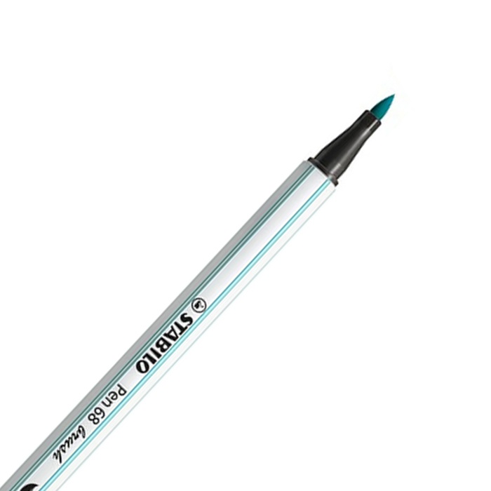 Bút lông brush Stabilo XANH CỔ VỊT PN68BR-51