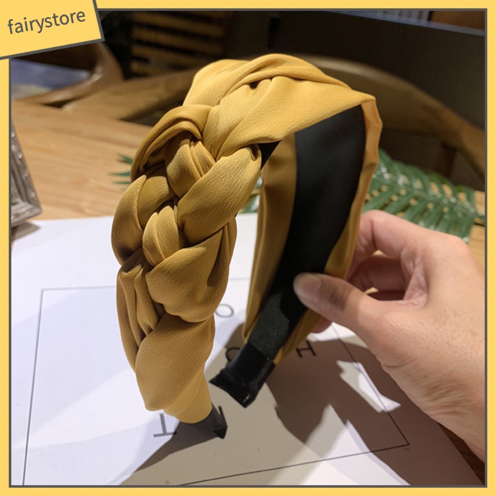 Băng Đô Cài Tóc Hoạ Tiết Thắt Nút Cho Nữ