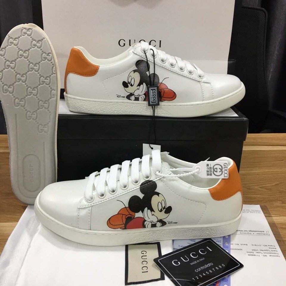 GUICCI MICKY TRẮNG GÓT VÀNG