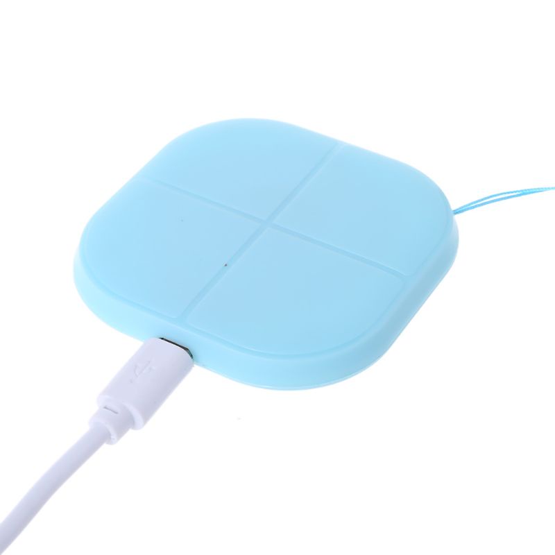 lucky* Mini Square QI Wireless Charger for Samsung S10 Note 10 8 9 Plus Wireless Charging Pad for iPhone 11 Pro Max X XS XR