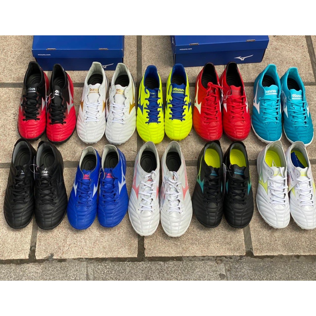 Giày đá bóng Chính Hãng Mizuno Morelia Neo 3 Pro AS Đen Xanh