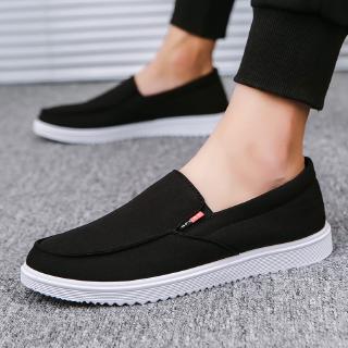 Giày Lười Vải Canvas Thời Trang Cho Nam