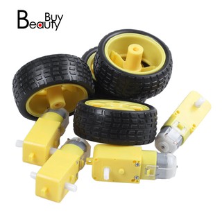 Set 4 bánh xe cho xe robot Arduino Smart Car DC 3-6V