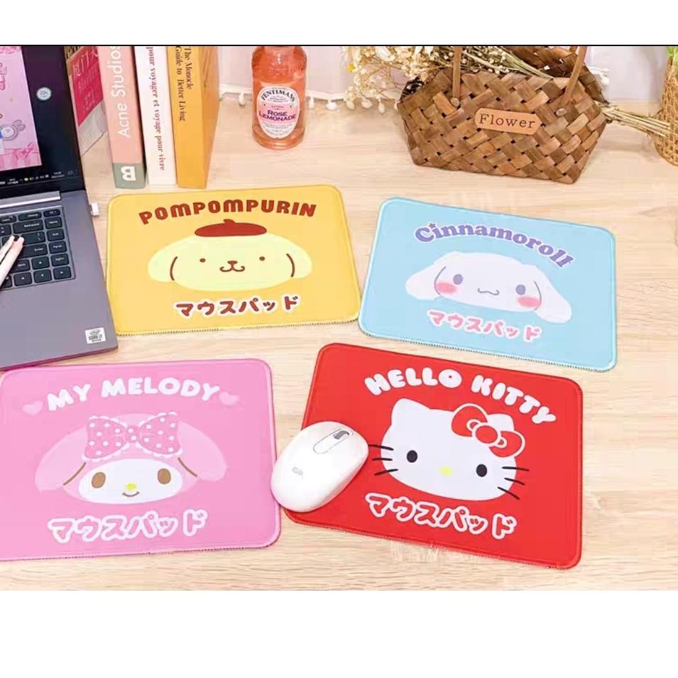 Tấm Lót Chuột Bàn Phím Tiết Kiệm Bất Ngờ Hình Đầu Sanrio Hello Kitty Kuromi LTS Pompompurin Cinnamoroll Keroppi Badtzmaru Pochacco Tuxedo Samyonyang